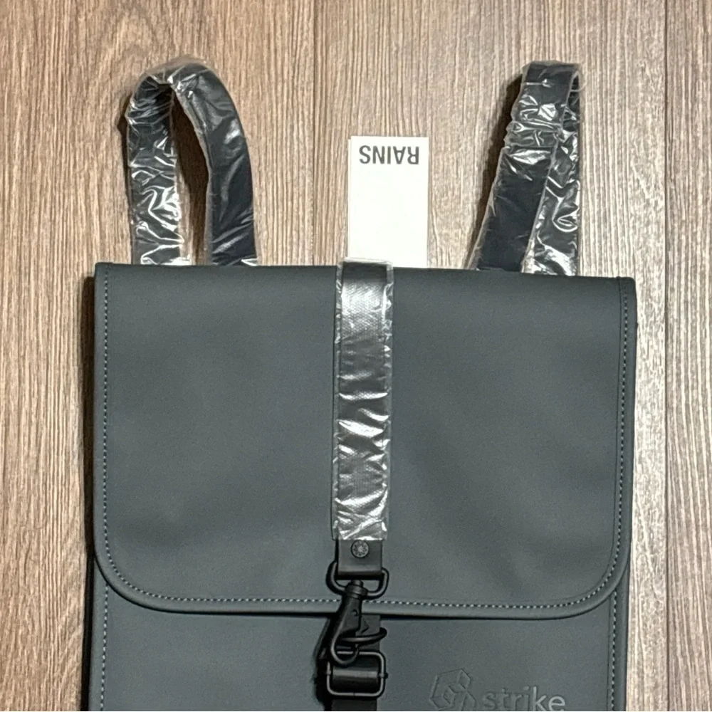 RAINS Slate Mini Backpack Waterproof Minimalist Urban Tech NWT